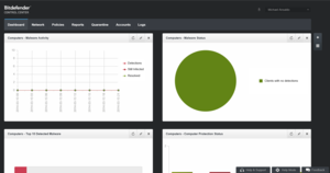 bitdefender dashboard