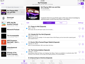 podcasts app
