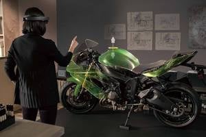 microsoft hololens demo motorcycle