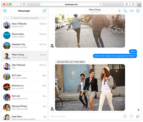 Facebook releases a standalone Messenger web app | PCWorld