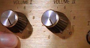 Spinal Tap amps go to 11
