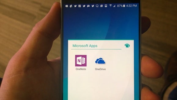 Microsoft apps on Android