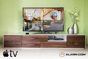 Alarm.com app on Apple TV