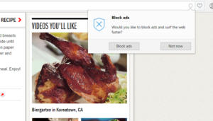 opera would you like to block ads