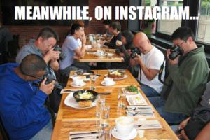 meanwhile on instagram