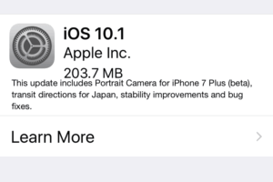 ios 10.1 update