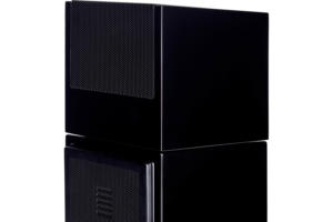 The perforated grille on the front is for aesthetics only. The driver is located only through the t