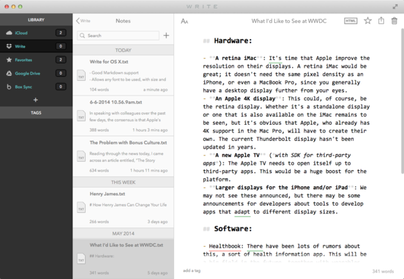 note taking software for mac