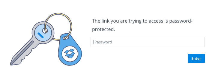 Set share. Password protect.