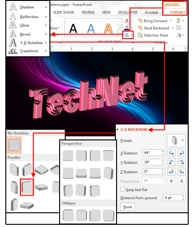 Как добавить шрифт в powerpoint. Текстовые эффекты POWERPOINT. Эффекты текста в POWERPOINT. Эффекты для текста паверпоинт. POWERPOINT отражение текста.