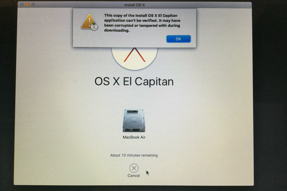 Mac Download Error