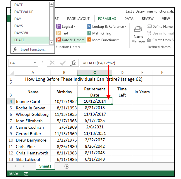 Date functions. Date and time excel. Калькулятор эксель для акции. Функция Edate в excel на русском. Excel калькулятор опционов РТС.